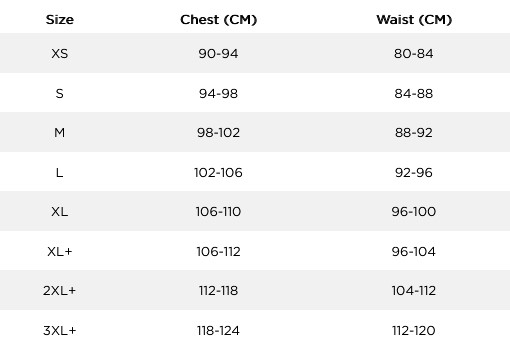 JOBE MENS LIFE VEST 24 0 Size Chart